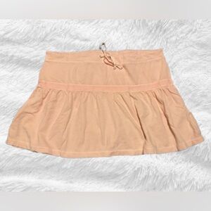 J. Crew Women’s Tiered Ruffled Mini Skirt, Pale Pink, size Medium